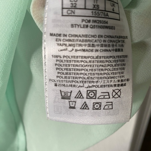 Guess Sheer Mint Button-down Shirt - Picture 8 of 8